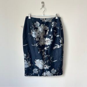 Ralph Lauren Purple Label Whitley Floral Jacquard Skirt Sz 12 Spring 2024 Runway